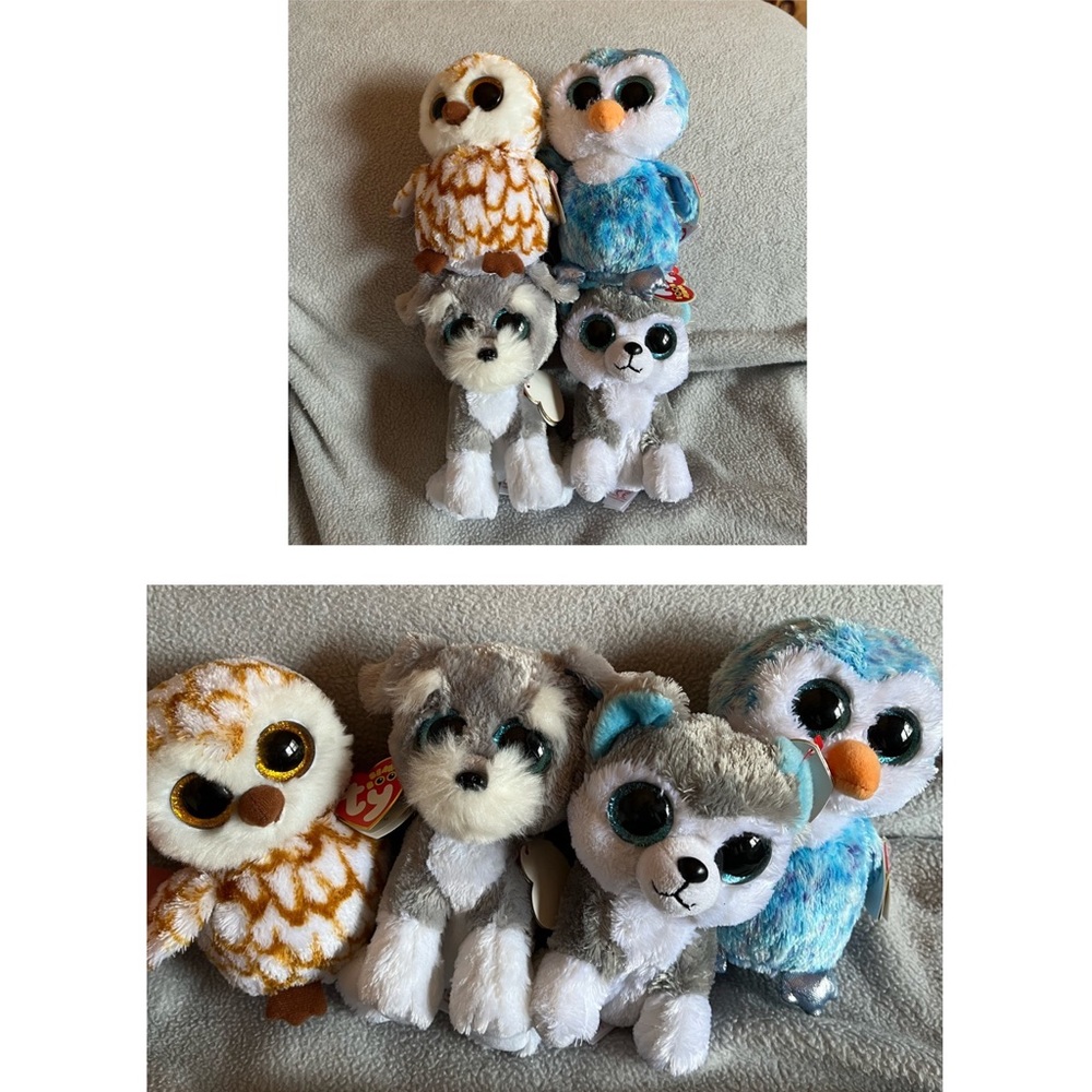 Lot of 4: Ty Beanie Boos